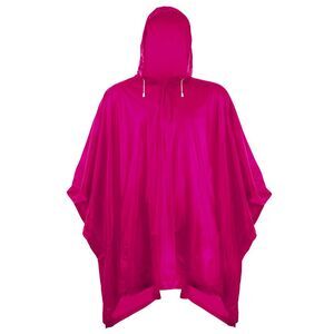 Splashmacs Unisex Adults Mens /Womens Plastic  Poncho /Rain Mac /Jacket / Fuchsi